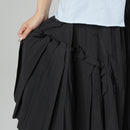 Rozkloszowana spódnica plisowana