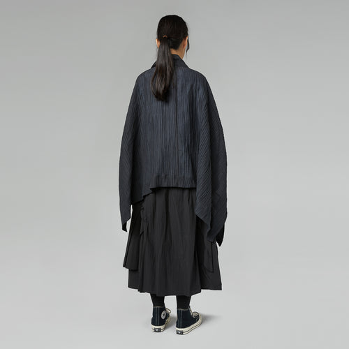 Rozkloszowana spódnica plisowana