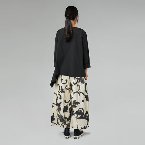 TROUSERS WITH STYLIZED PRINT