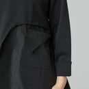 BLUSE MIT TAFTDETAIL