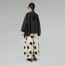 GIACCA KIMONO CON COULISSE NERO
