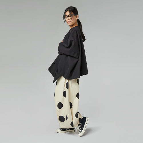 GIACCA KIMONO CON COULISSE NERO