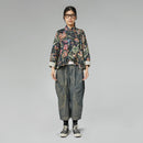 FLOREAL JACKET WITH ROUCHE