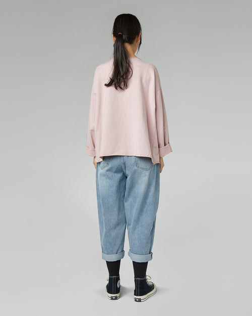 SWEAT-SHIRT BASIQUE LÉGER BLANC