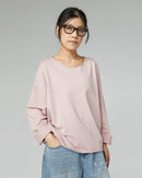SWEAT-SHIRT BASIQUE LÉGER BLANC
