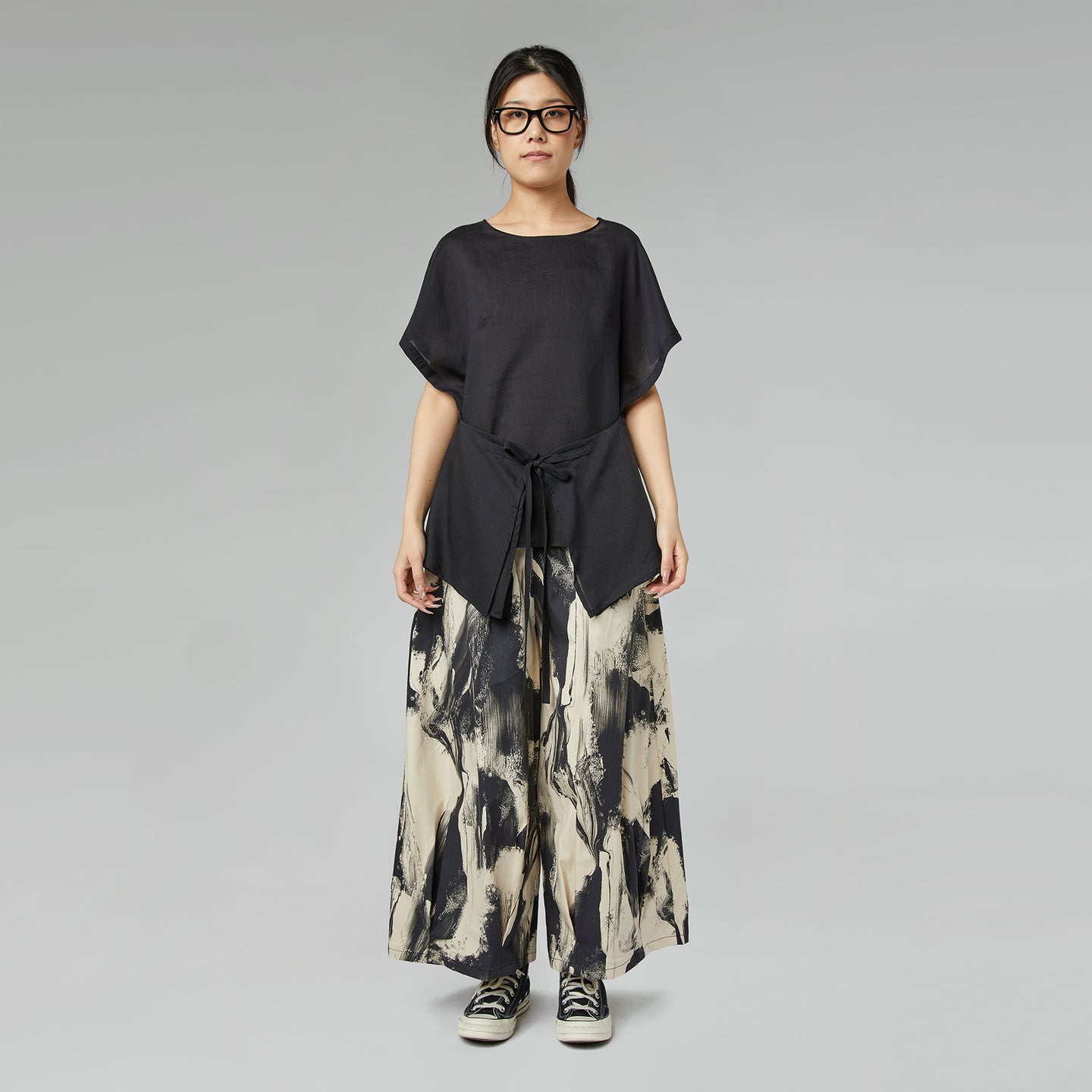 PANTALONES DE ALGODÓN PINTADOS