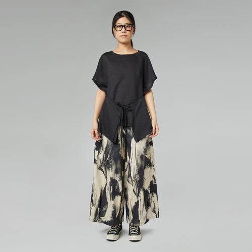 WALLET CLOSURE BLOUSE BLACK