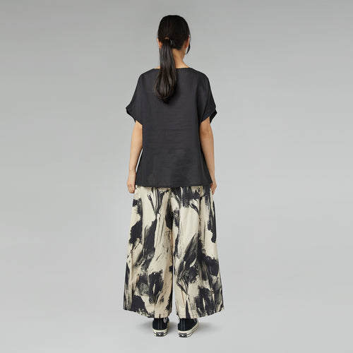 WALLET CLOSURE BLOUSE BLACK