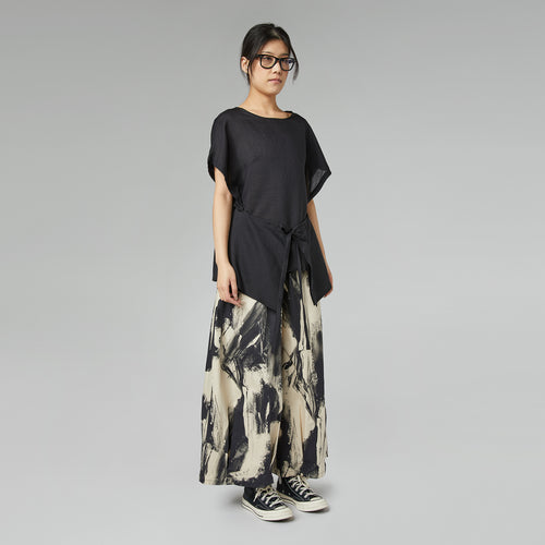 WALLET CLOSURE BLOUSE BLACK