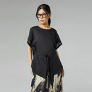 WALLET CLOSURE BLOUSE BLACK