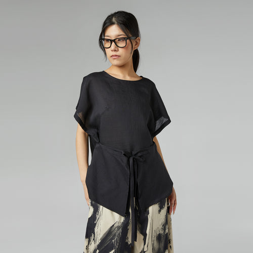 WALLET CLOSURE BLOUSE BLACK