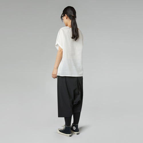 PANTALON ENTREJAMBE BAS NOIR