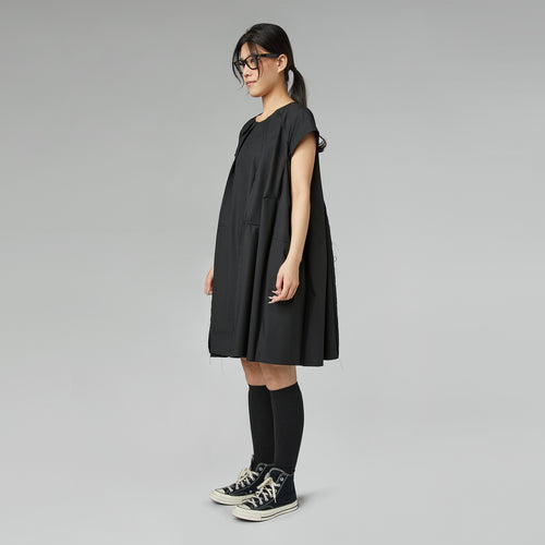 SHORT TWILL DRESS