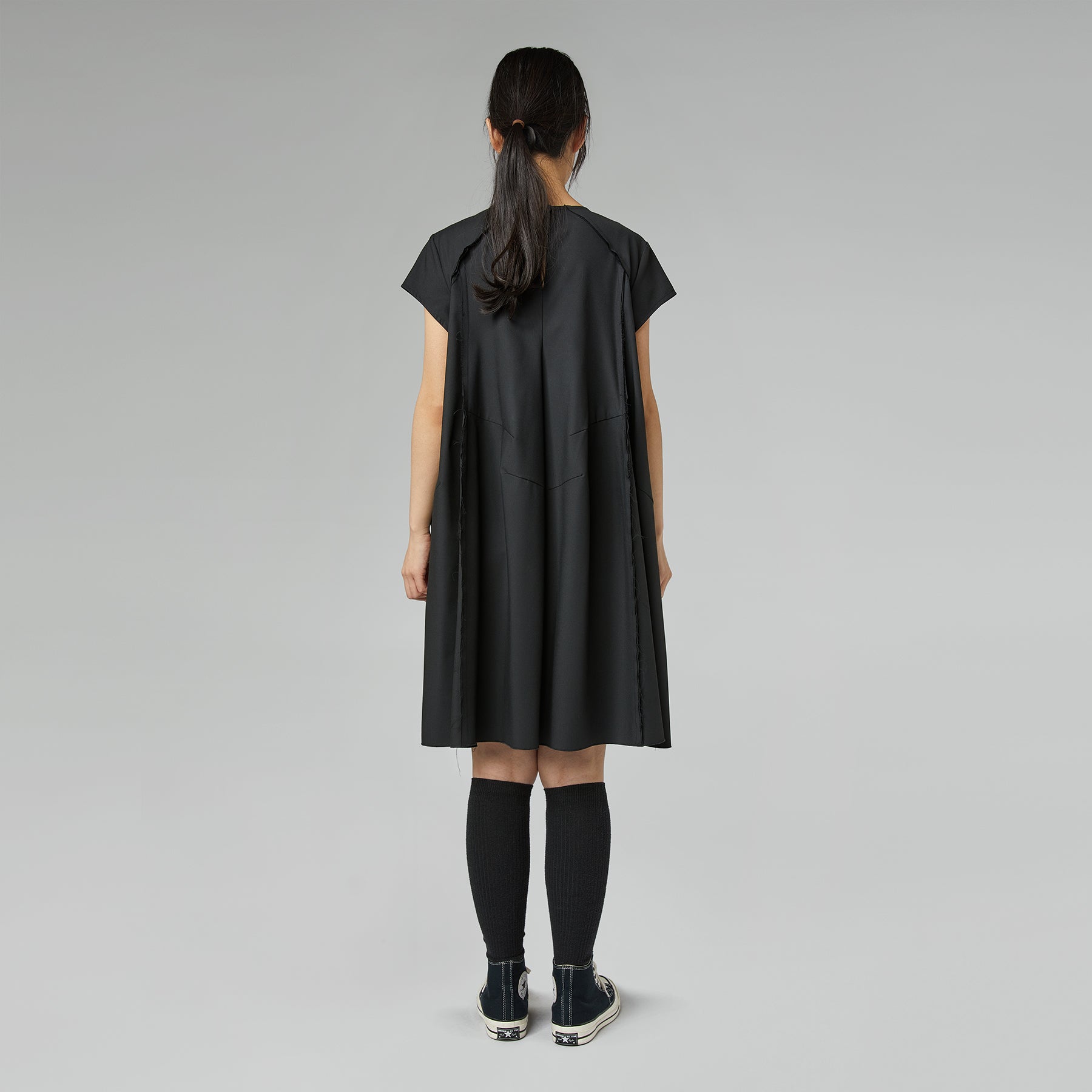SHORT TWILL DRESS
