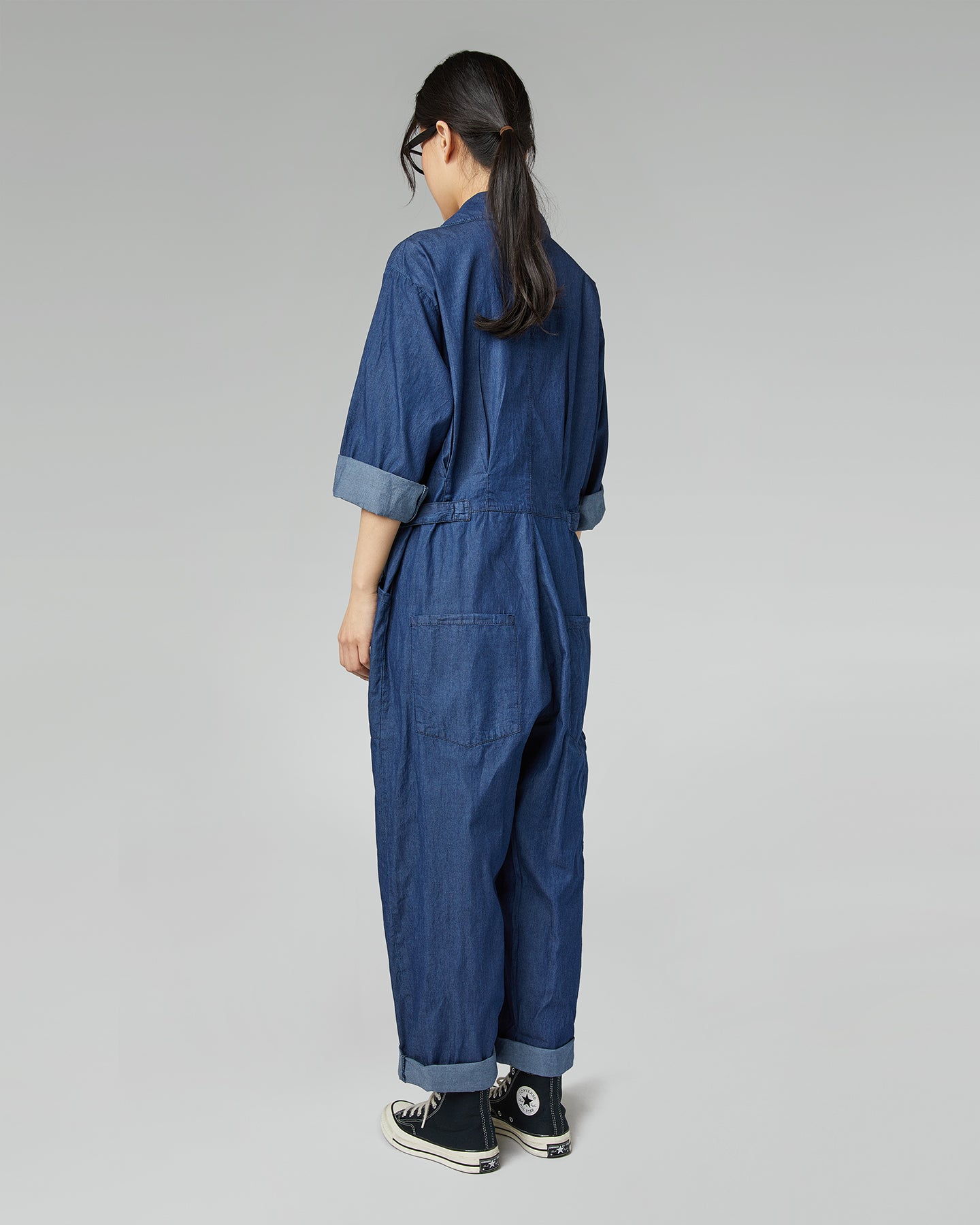 SUIT IN COTTON JEANS