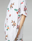 CHERRY BLOSSOM MUSLIN DRESS