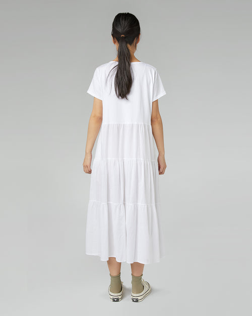 VESTITO CON PIEGHE IN JERSEY