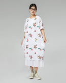 CHERRY BLOSSOM MUSLIN DRESS