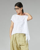 T-SHIRT À COUTURE APPARENTE
