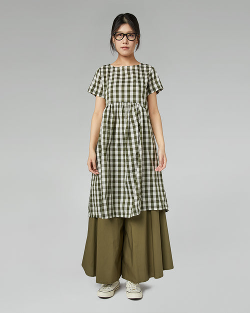 VESTIDO GINGHAM MIDI