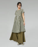 VESTIDO GINGHAM MIDI