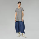 DENIM TROUSERS WITH RIBBON