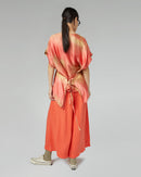 BLUSA IN VISCOSA EFFETTO TIE-DYE