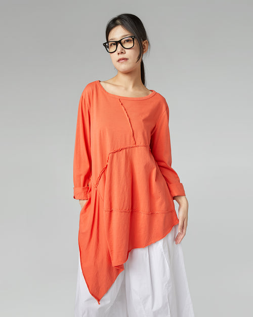 POINTED JERSEY T-SHIRT