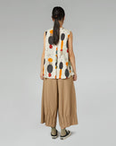BACK FASTENING TOP WITH PRINT