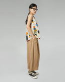 BACK FASTENING TOP WITH PRINT