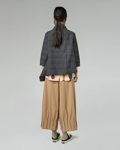 SHIRT/JACKET IN STRIPED FABRIC