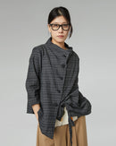 SHIRT/JACKET IN STRIPED FABRIC