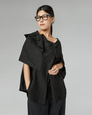 UMHANG/JACKE AUS LYOCELL-MISCHGEWEBE