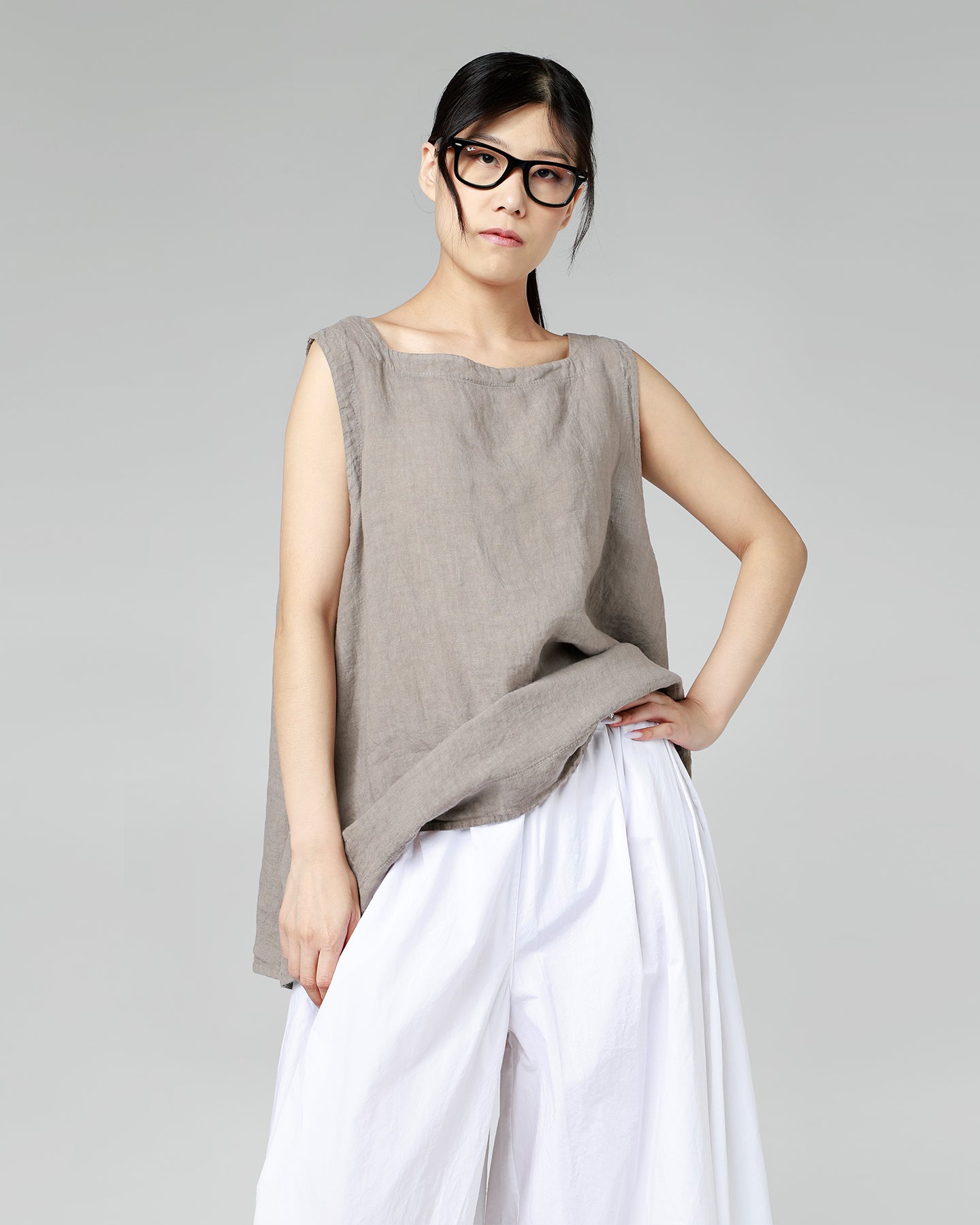 LEINEN TANK TOP