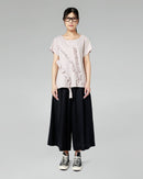 TROUSERS IN RAMIE' AND COTTON FABRIC