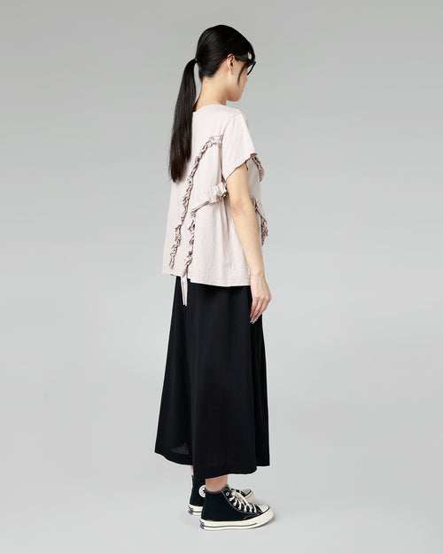 TROUSERS IN RAMIE' AND COTTON FABRIC