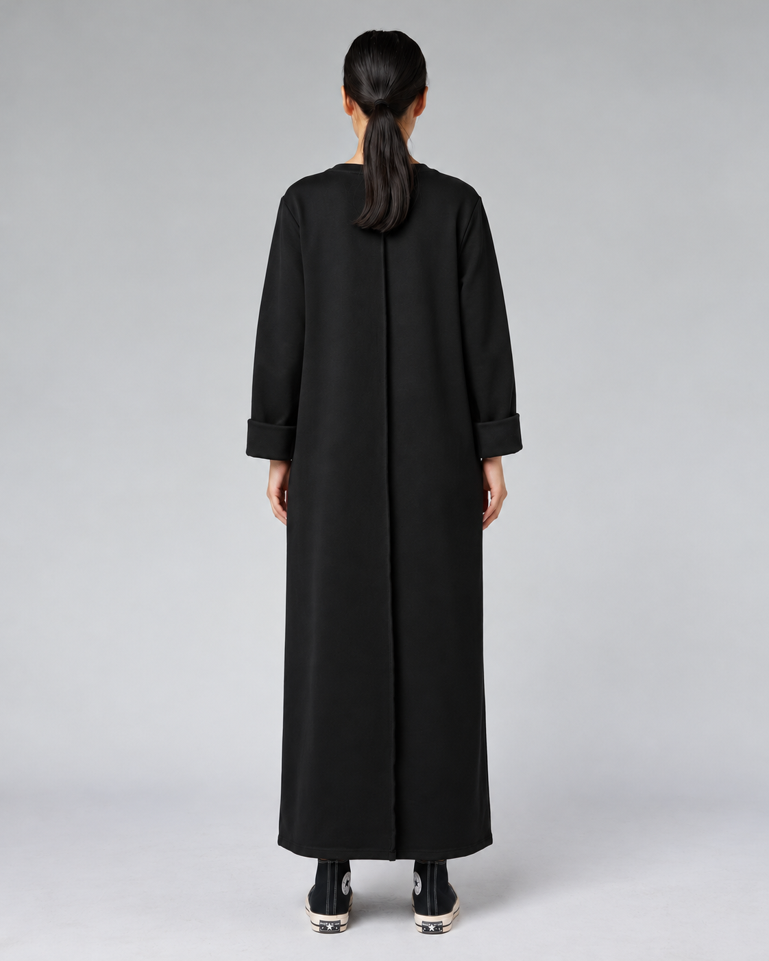 SWEATSHIRT LONG DRESS
