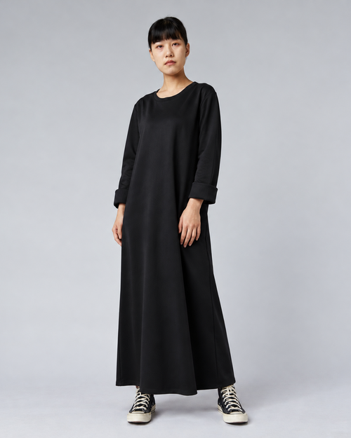 SWEATSHIRT LONG DRESS