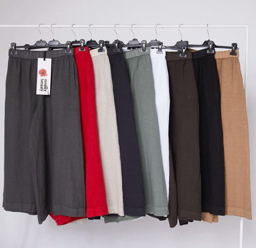 PANTALONES 100% LINO PALACE