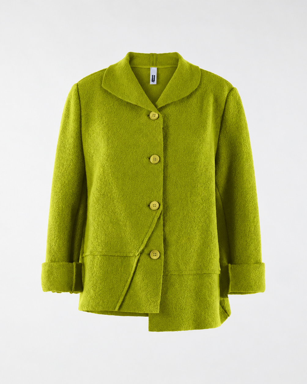 VESTE COURTE EN LAINE VIERGE