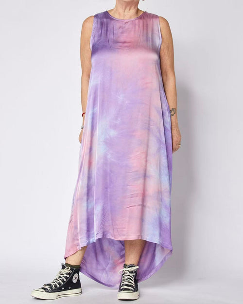 VISKOSE-KRAWATTENKLEID