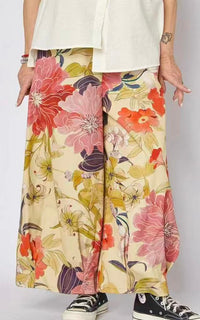 PANTALON AVEC MOTIF DE PIVOINE