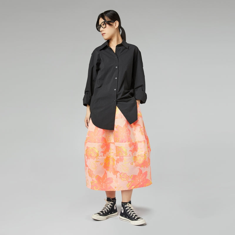 FLOWER SKIRT ORANGE