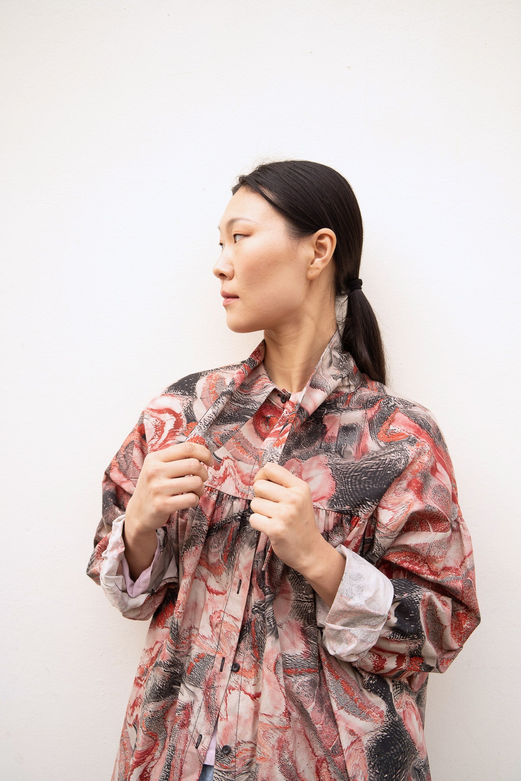 SHIRT WITH ABSTRACT PATTERN
