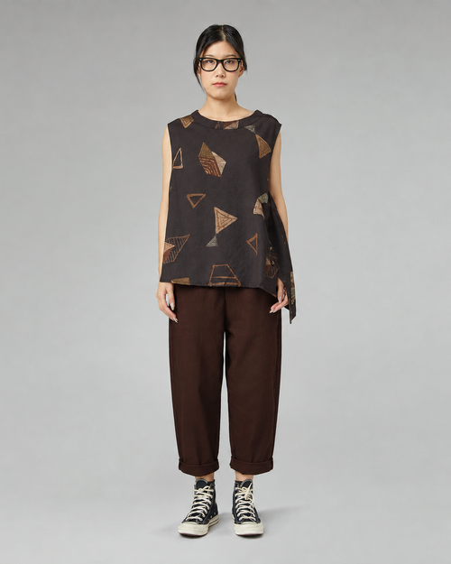 BLUSA CON PATRON GEMETRICO