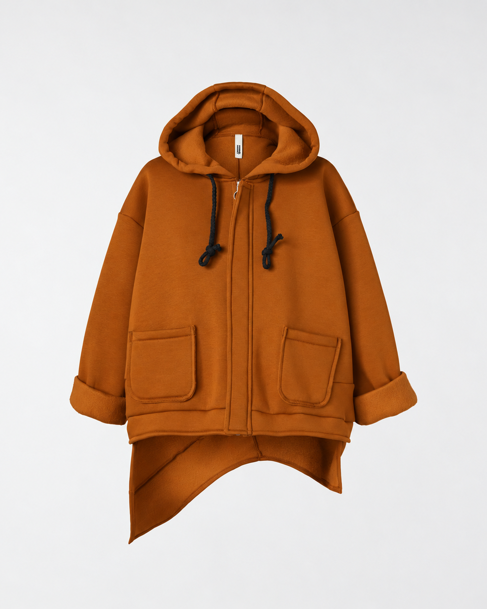 HOODIE AUS WÄRMLICHER GAUZBAUMWOLLE
